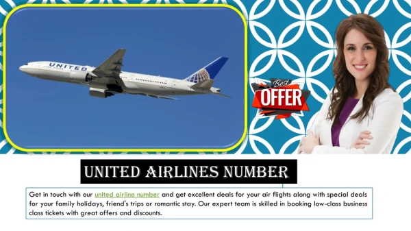Book your air-tickets with affordable cost at United Airlines Number