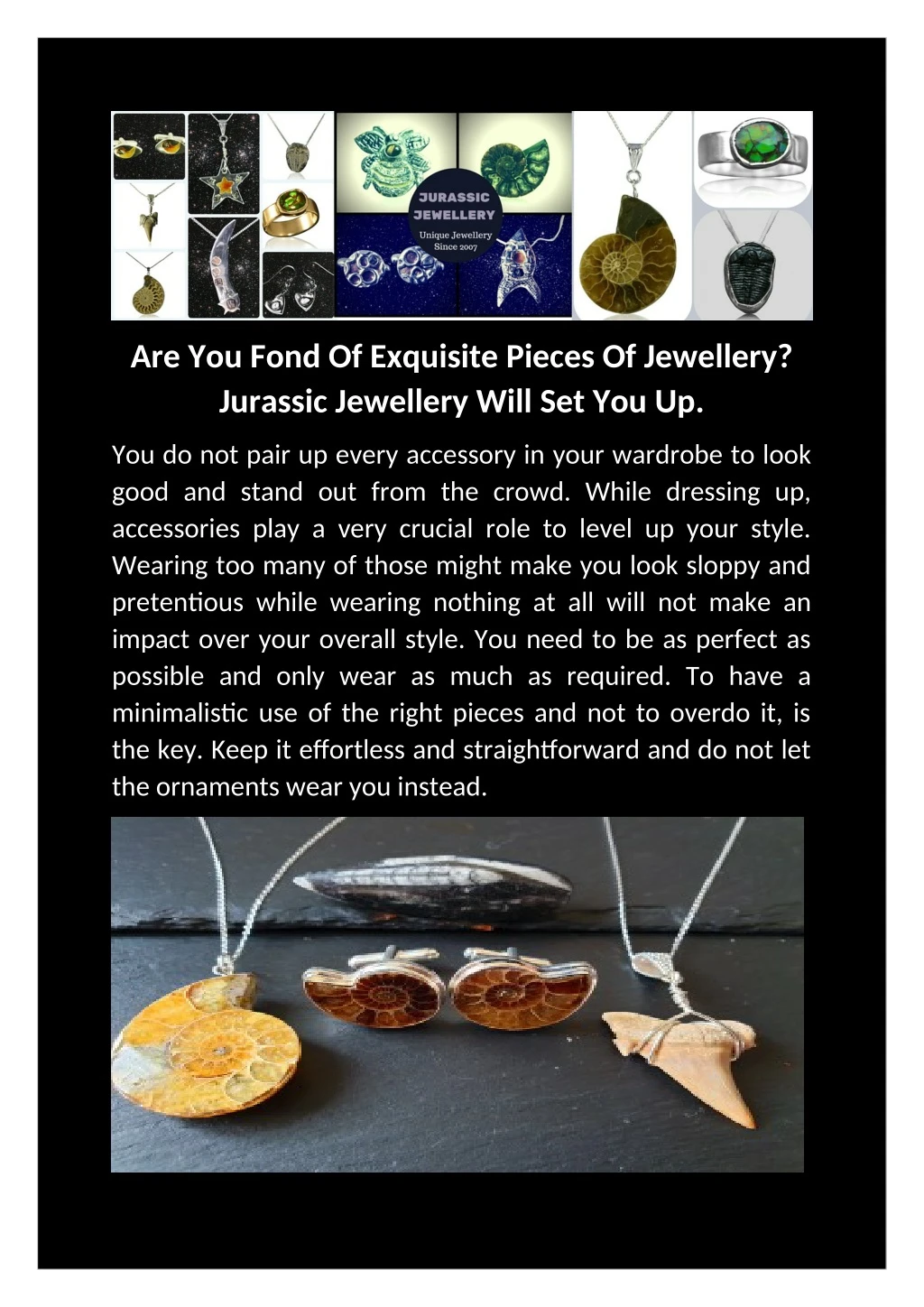 are you fond of exquisite pieces of jewellery