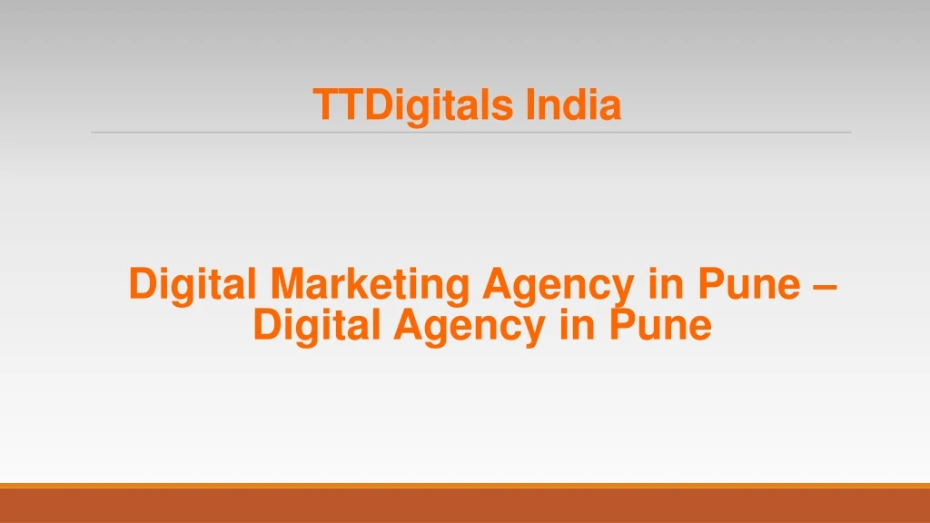 ttdigitals india