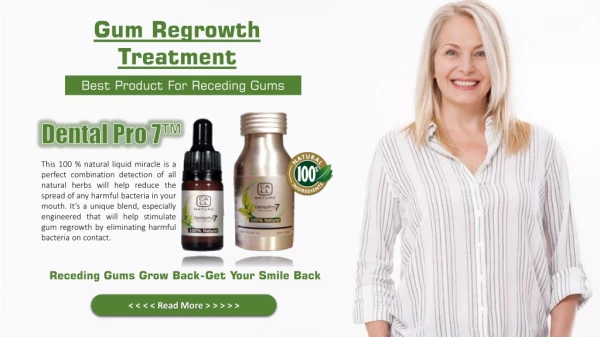 Regrow Gums Naturally