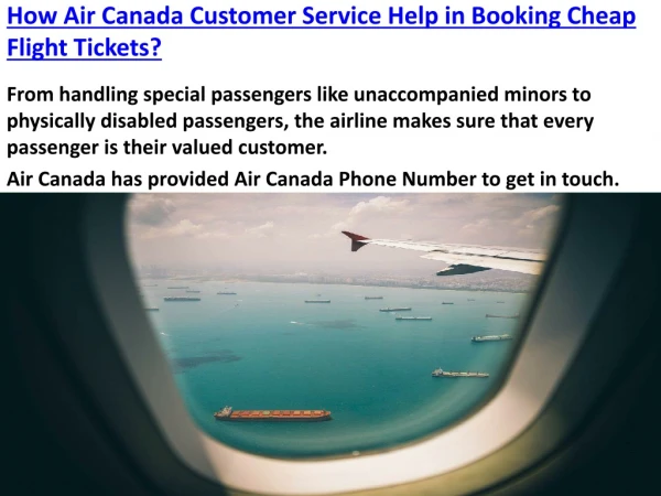 How Air Canada Customer Service Help in Booking Cheap Flight Tickets?