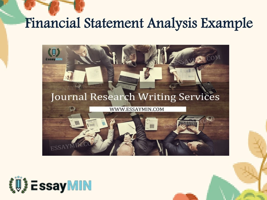 financial statement analysis example