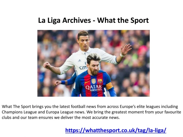 La Liga Archives - What the Sport