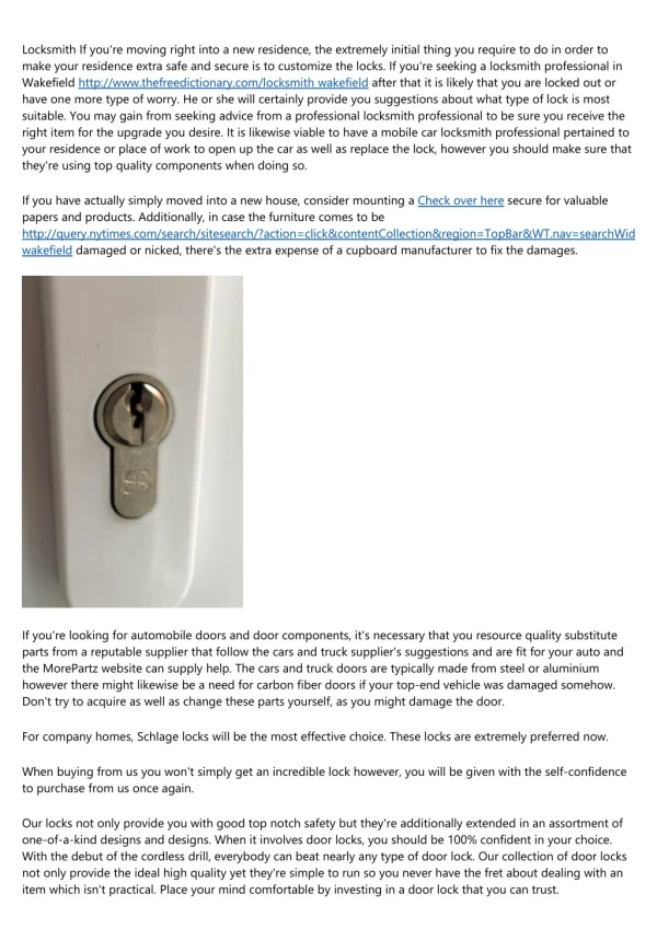 Why We Love wakefield upvc door locksmith (And You Should, Too!)