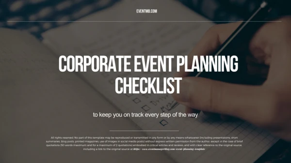 Event Planning Check 3