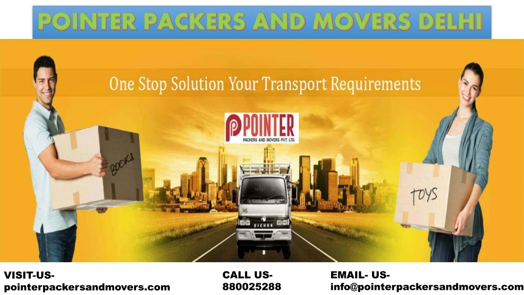 pointer packers and movers delhi