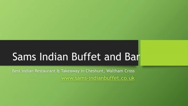 Best Indian Restaurant & Takeaway near me in Enfield