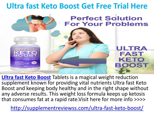 Ultra fast Keto Boost Diet Perfect Weight Loss Supplement In 2019