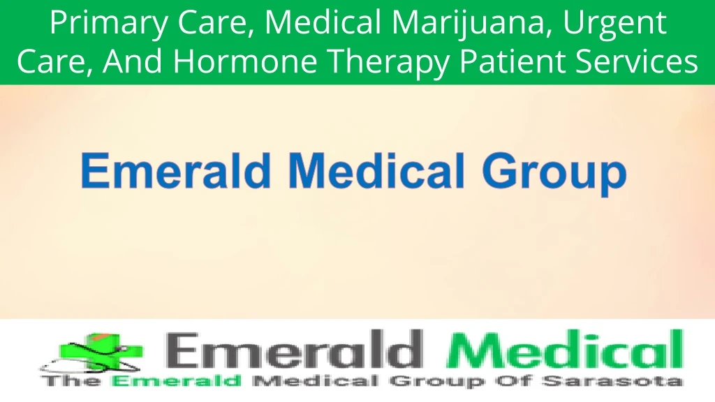 primary care medical marijuana urgent care