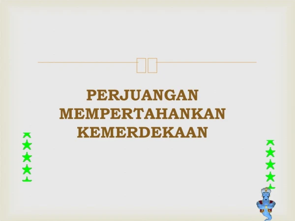 perjuangan pertahanan indonesia