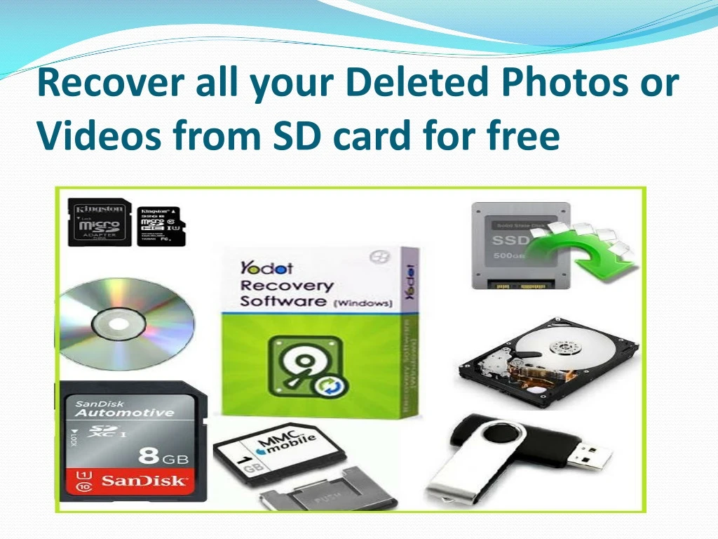 recover all your deleted photos or videos from sd card for free