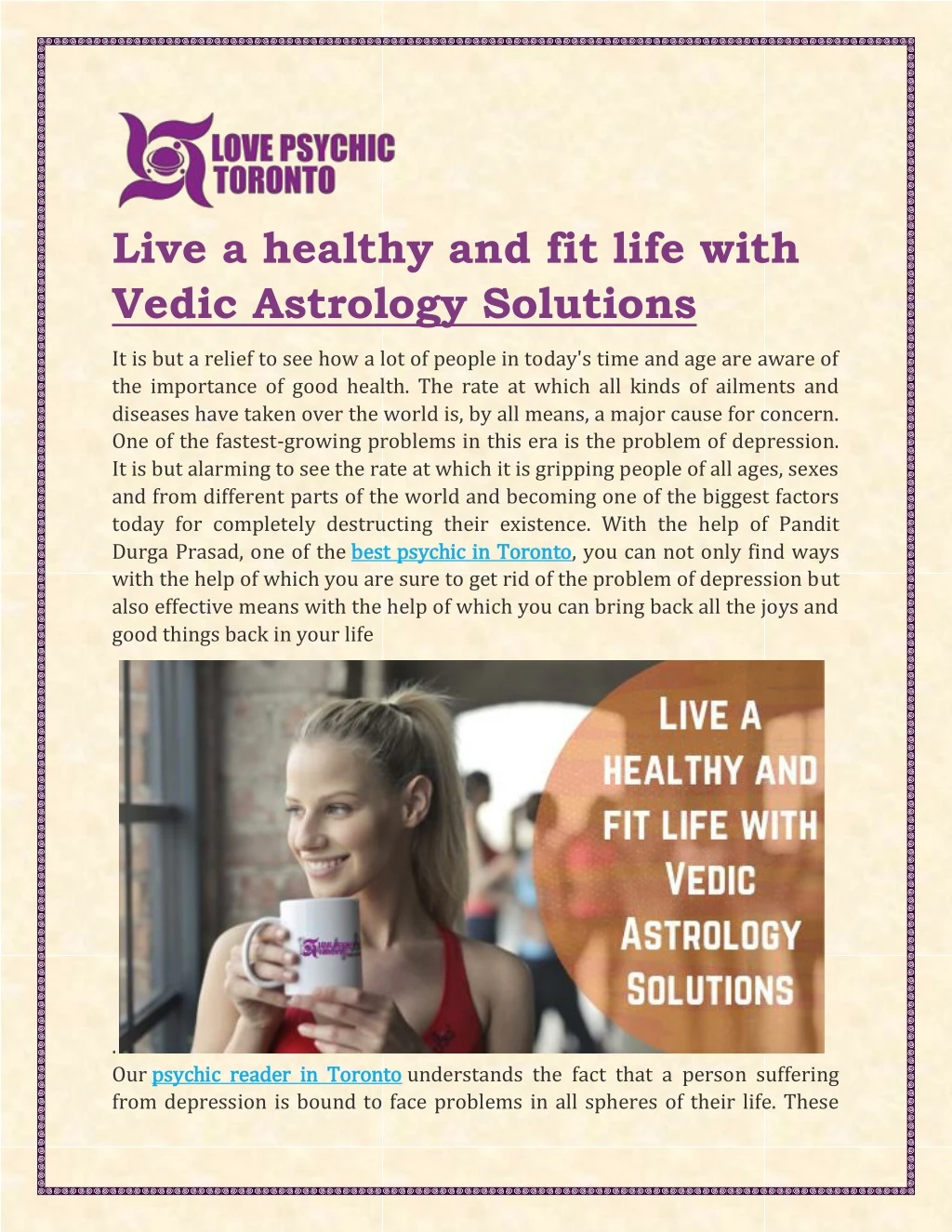 live a healthy and fit life with vedic astrology