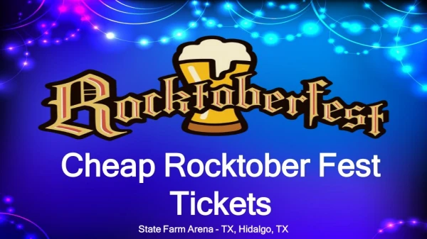 Cheap Rocktober Fest Tickets