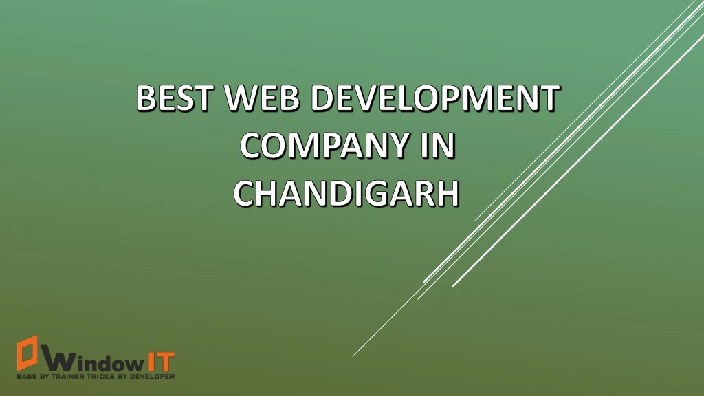 best web development company in chandigarh