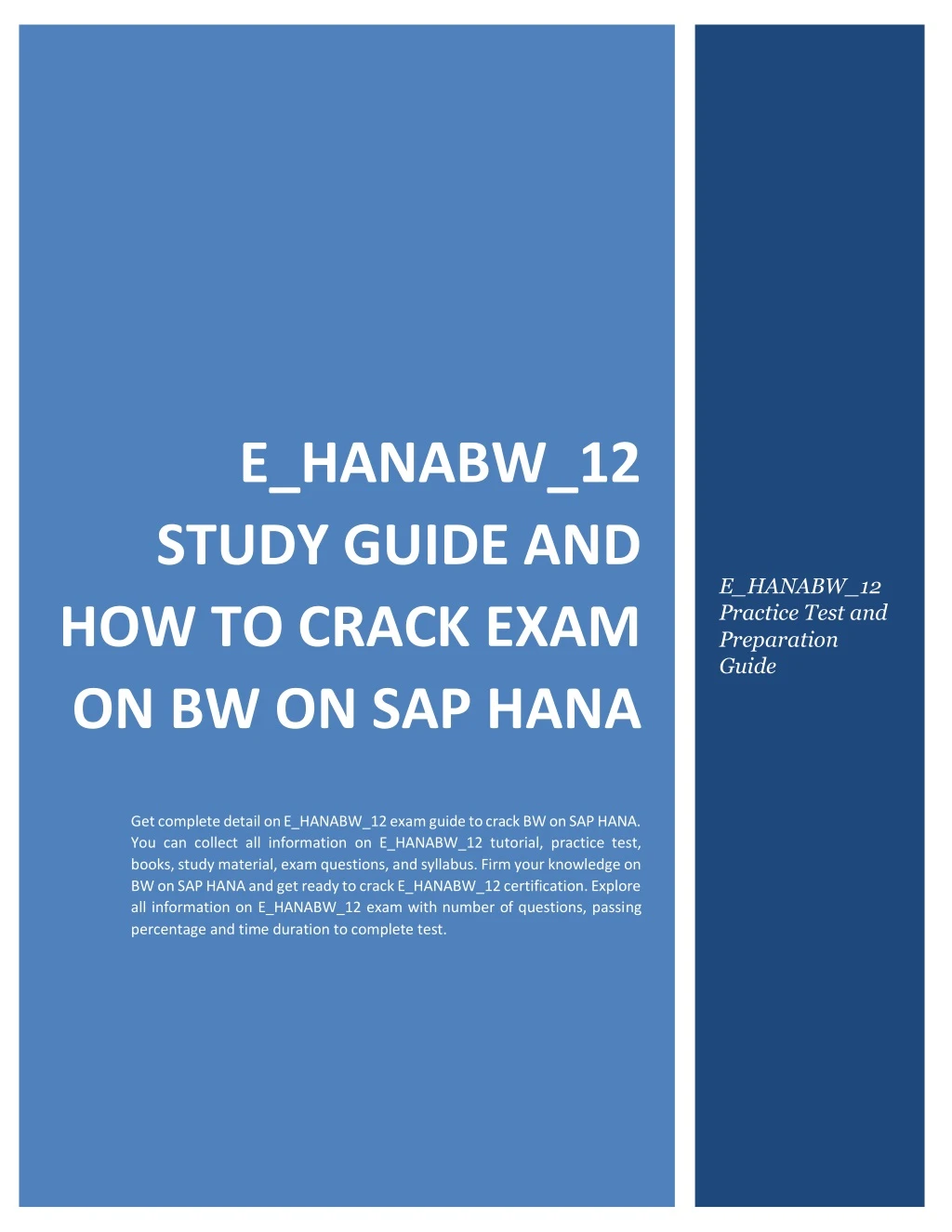 e hanabw 12 study guide and how to crack exam