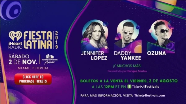 2019 iHeartRadio Fiesta Latina Lineup: Jennifer Lopez, Daddy Yankee & More