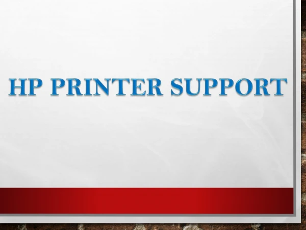 HP Printer Support