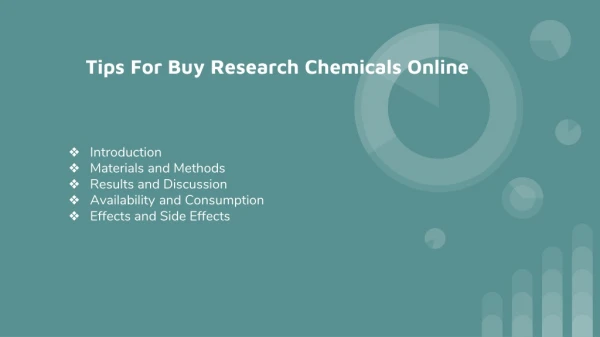 Buy Research Chemicals Online- An Overview