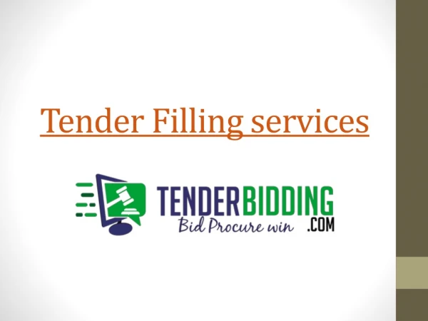 tender filling services