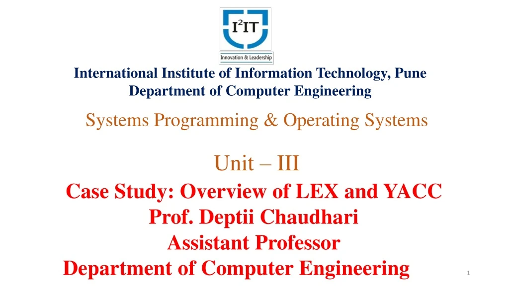systems programming operating systems unit iii
