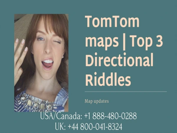 TomTom riddles from map updates Company 1 888-480-0288