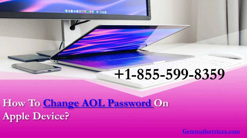 how to change aol password on apple device