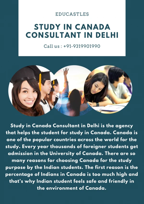EduCastles - Study in Canada Consultant in Delhi, India
