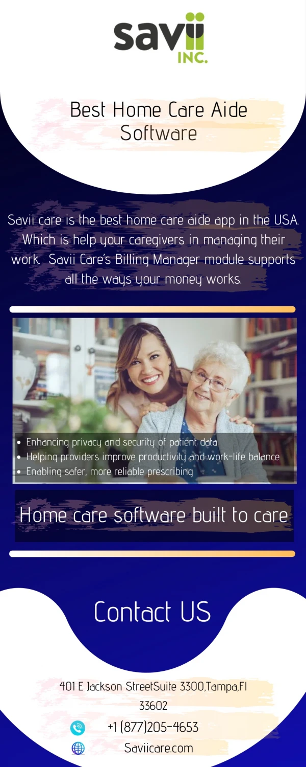 Best Home Care Aide Software - SaviiCare