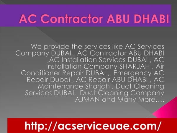 Emergency AC Repair Dubai