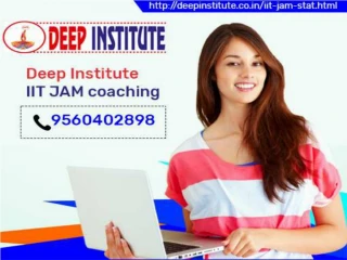 Best coaching for IIT JAM statistics | IIT JAM Coaching - slide 1
