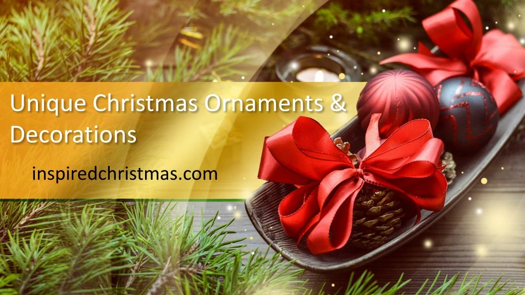 unique christmas ornaments decorations