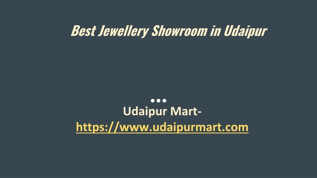 best jewellery showroom in udaipur