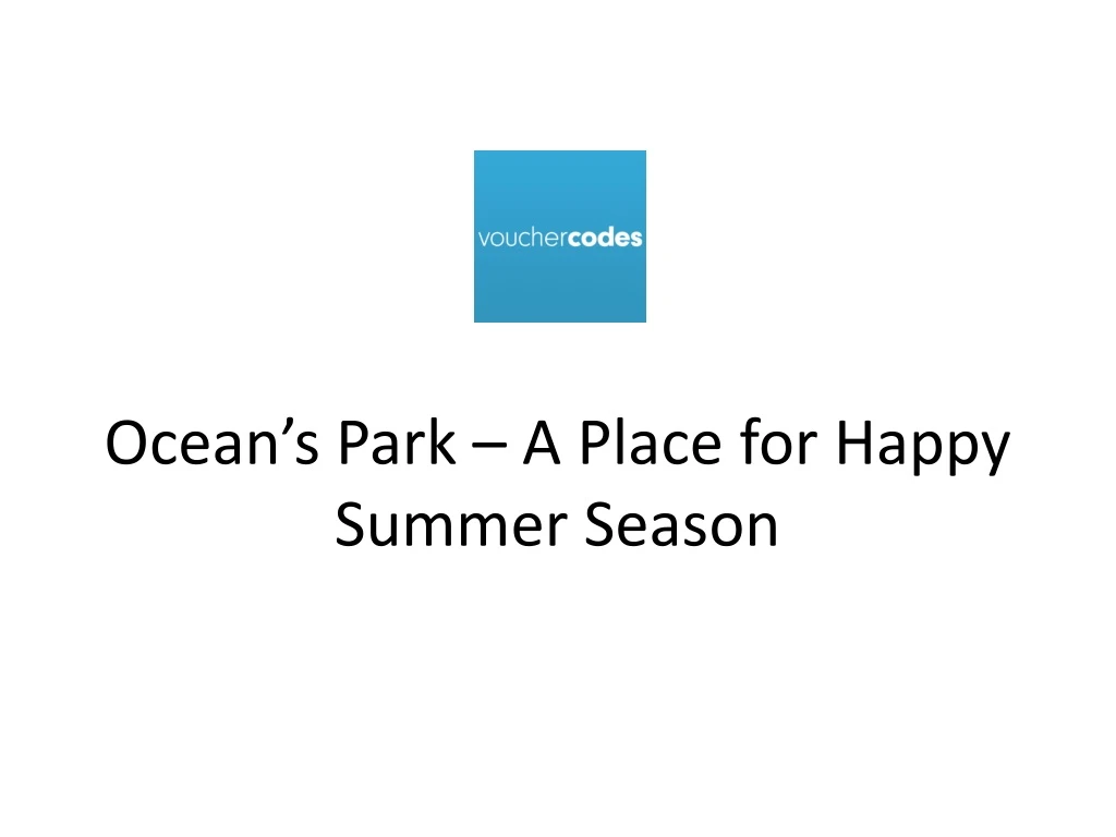 ocean s park a place for happy summer season