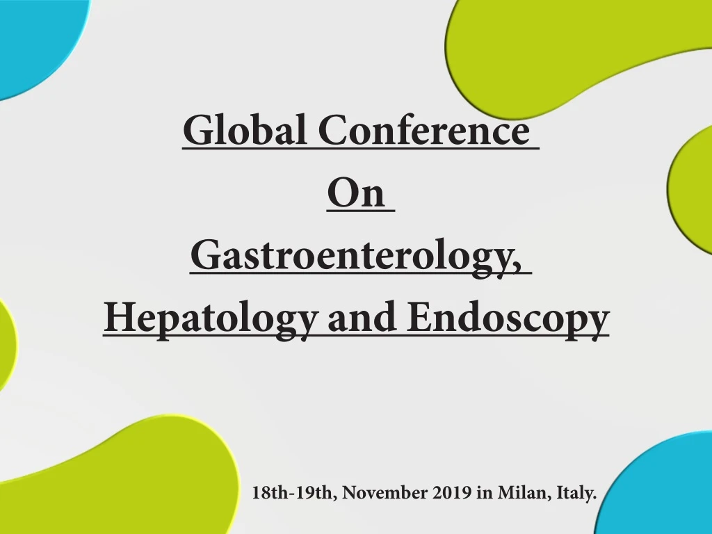 global conference on gastroenterology hepatology