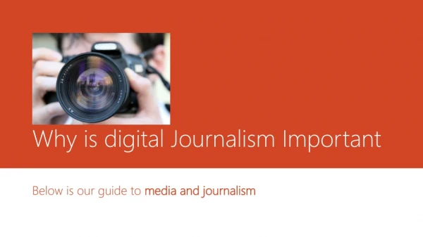 Why is digital Journalism Important ? | True Scoop News