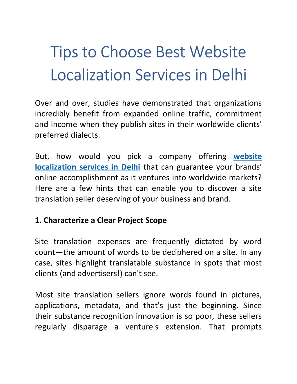 tips to choose best website tips to choose best