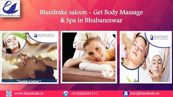 Bluedrake saloon - Get Body Massage & Spa in Bhubaneswar