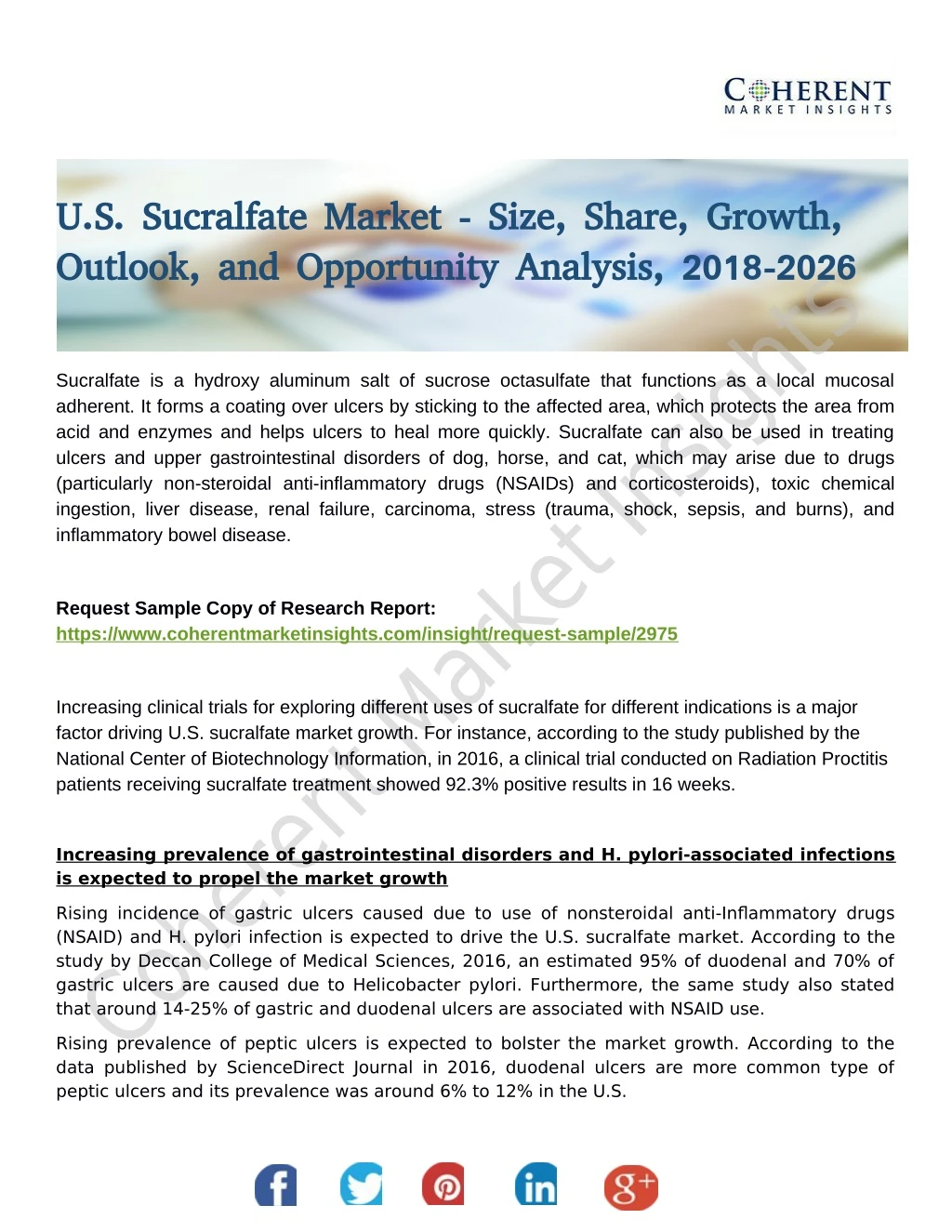u s sucralfate market size share growth