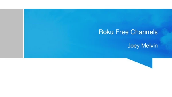 Roku Free Channels