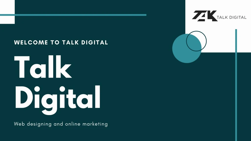 welcome to talk digital talk digital