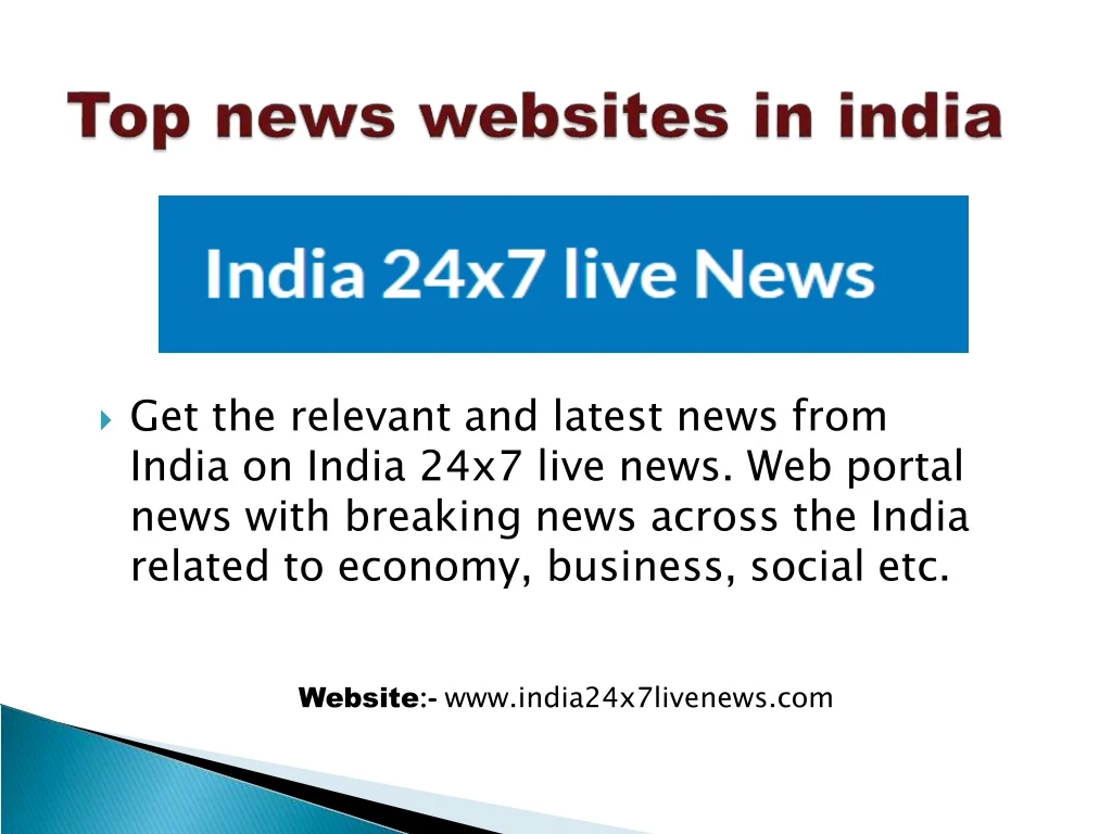 get the relevant and latest news from india