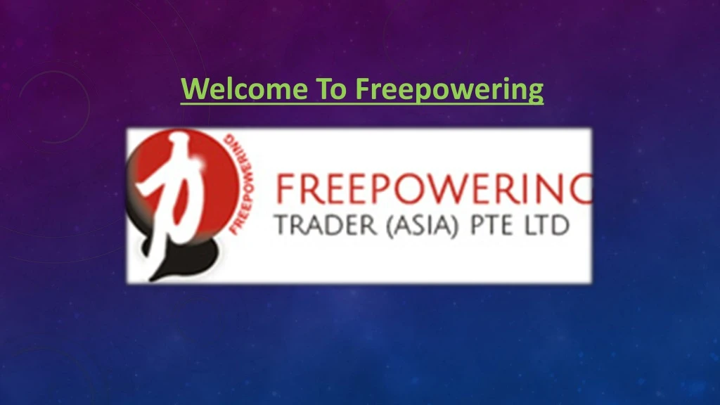 welcome to freepowering