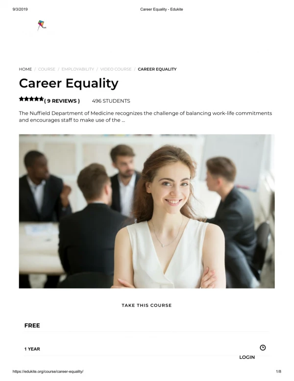 Career Equality - Edukite