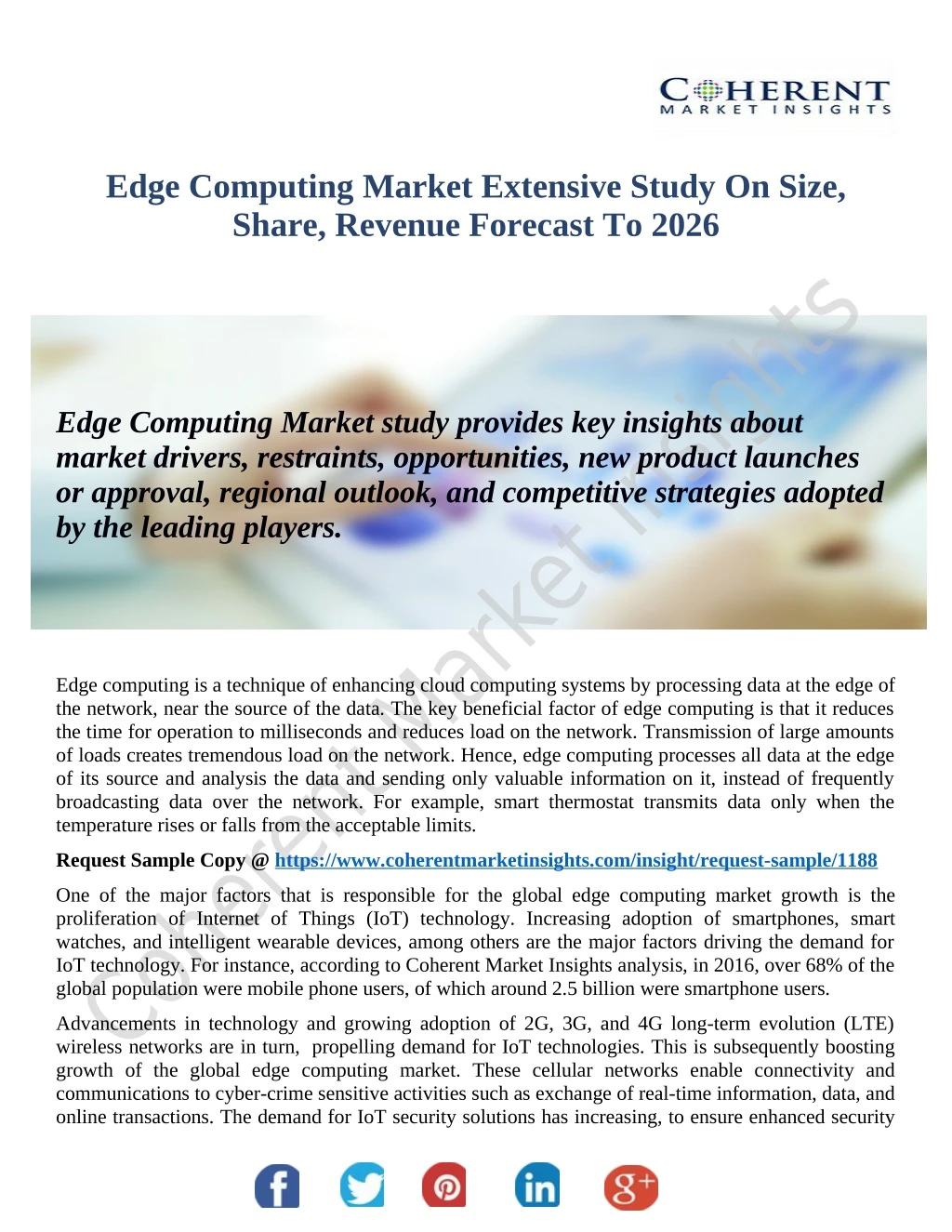 edge computing market extensive study on size