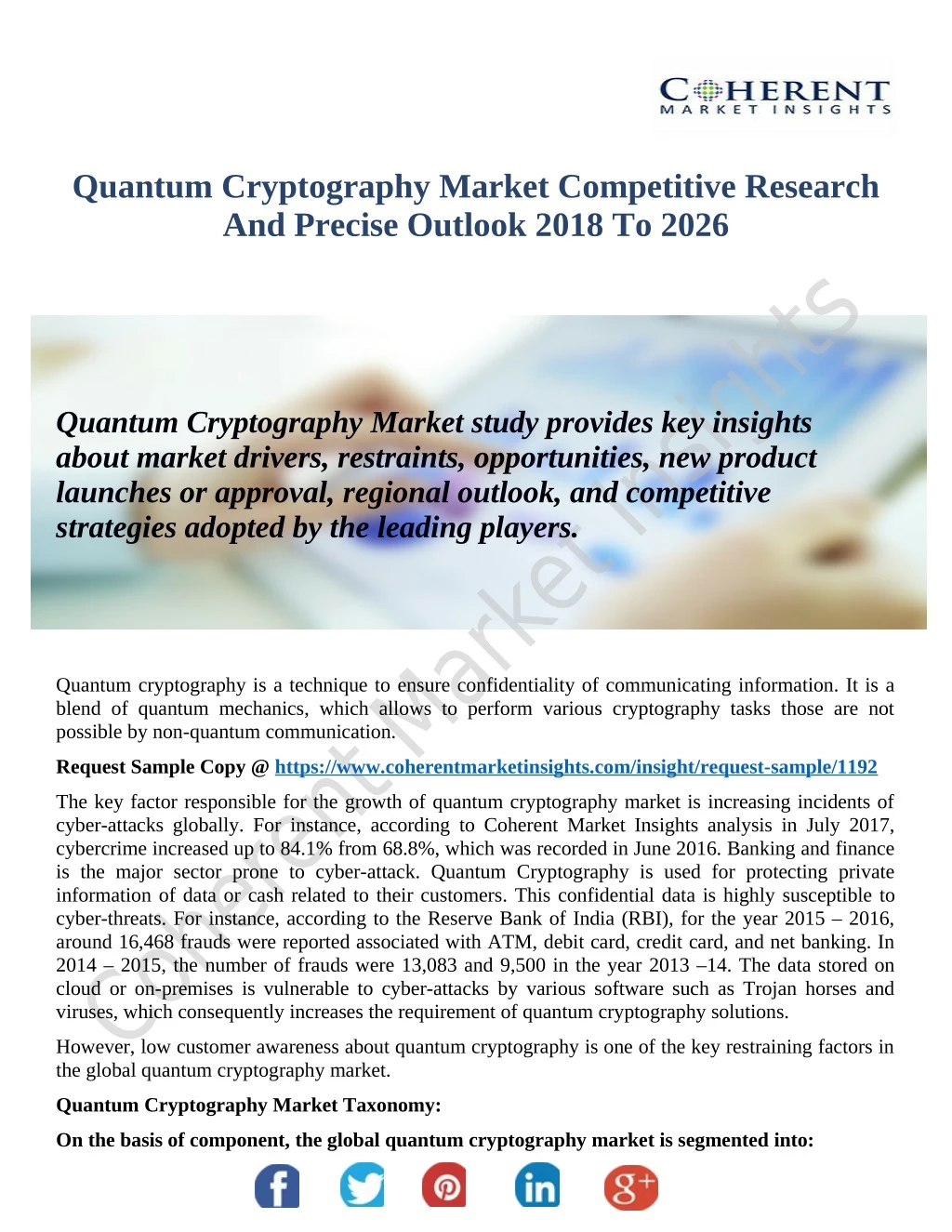 quantum cryptography market competitive research