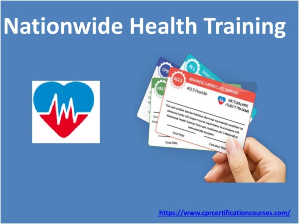 Nationwide Health Training