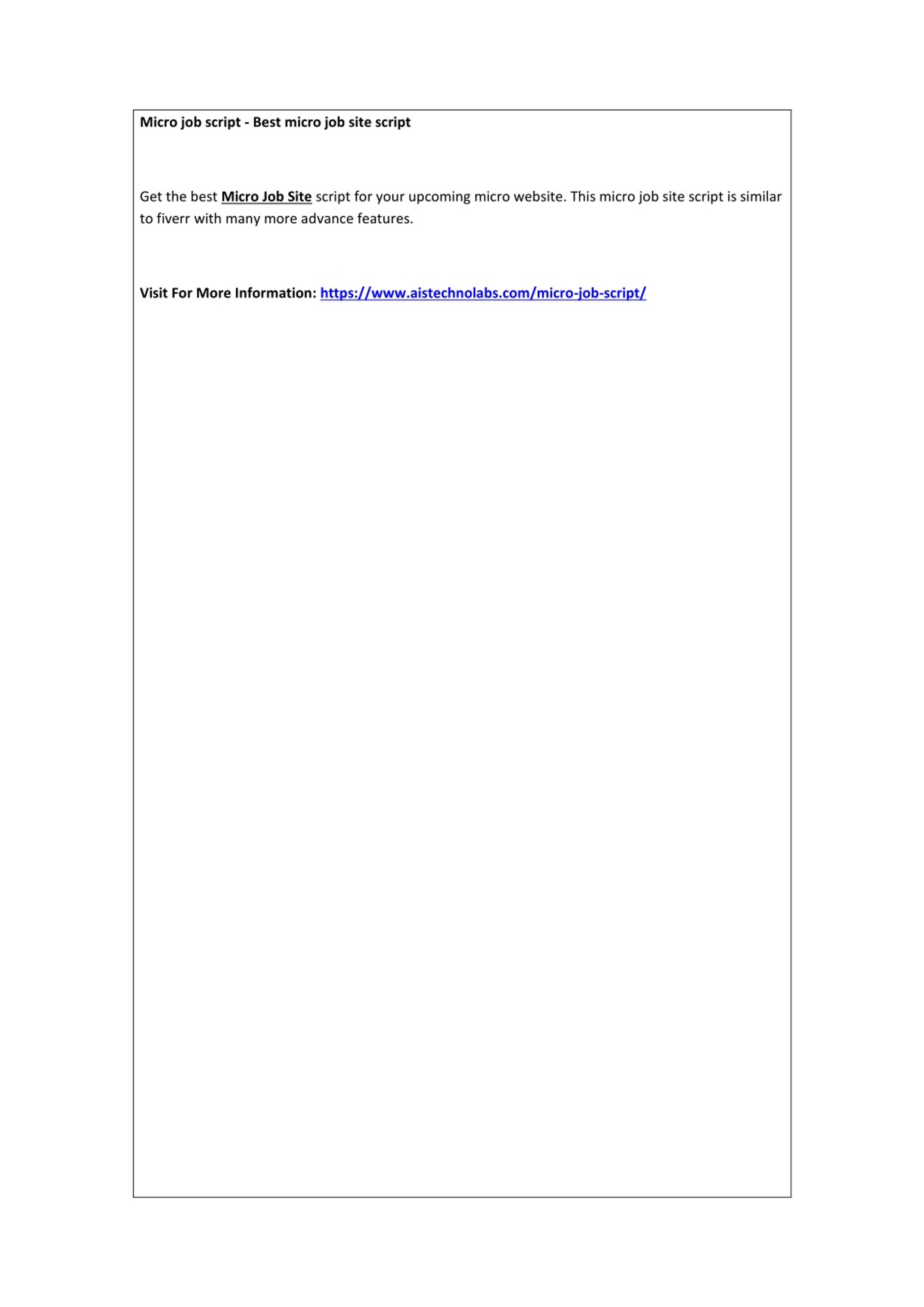 PPT - Micro job script - Best micro job site script PowerPoint ...