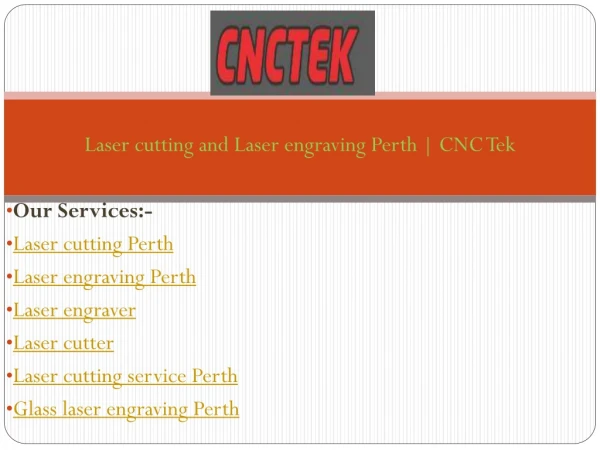 Laser cutting Perth