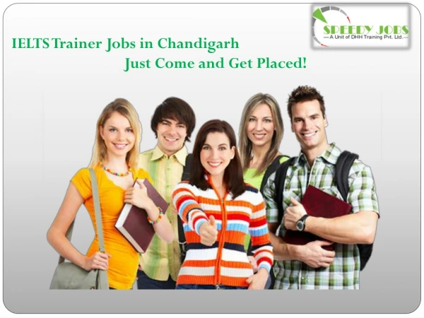 PTE Trainer Jobs in Chandigarh