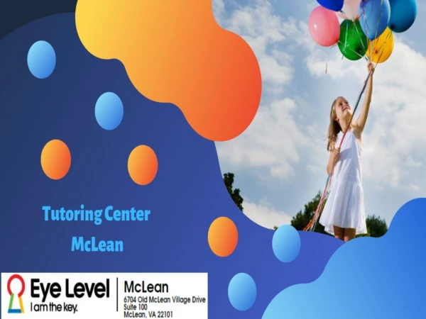 Eye Level and Comprehensive Tutoring center in McLean!